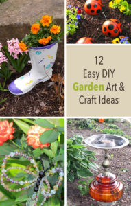 12 Easy DIY Garden Art and Craft Ideas