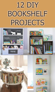 12 Creative DIY Bookshelf Projects
