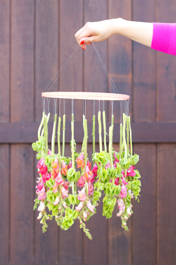 Hanging Flower Chandelier 