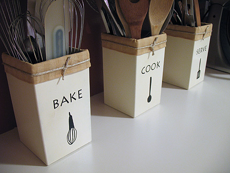 kitchen utensil holders