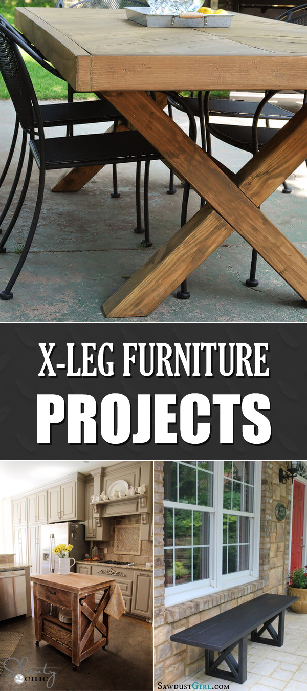 10 Awesome X-Leg DIY Furniture Projects
