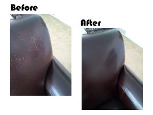 Fix scratches on leather using olive oil