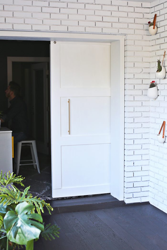 Contemporary Minimalist Barn Door