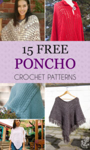 15 Free Poncho Crochet Patterns