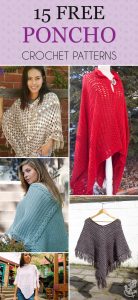 15 Free Poncho Crochet Patterns You’ll Love