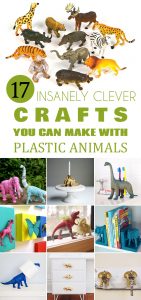 17 Insanely Clever Crafts You Can Make With Plastic Animals