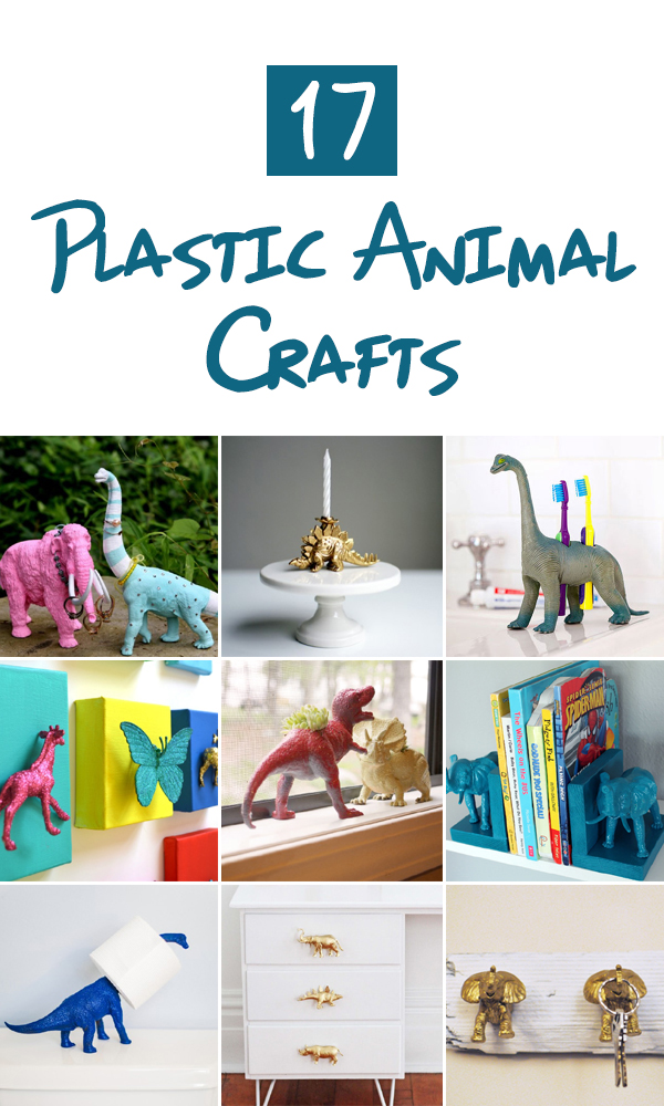 17 Plastic Animal Crafts