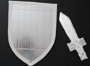 Duck Tape Sword and Shield