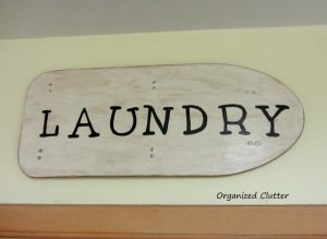 Small Ironing Board Laundry Sign