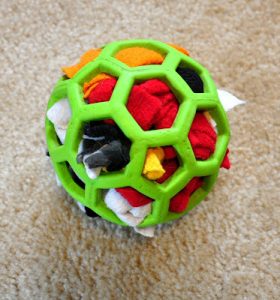 Stuffed Ball Dog Toy