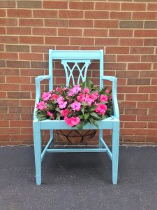 Turn an Old Chair into a Planter