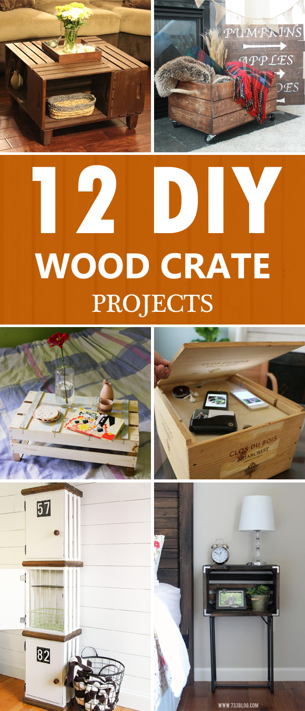 12 Amazing DIY Wood Crate Projects That ANYONE Can Do!