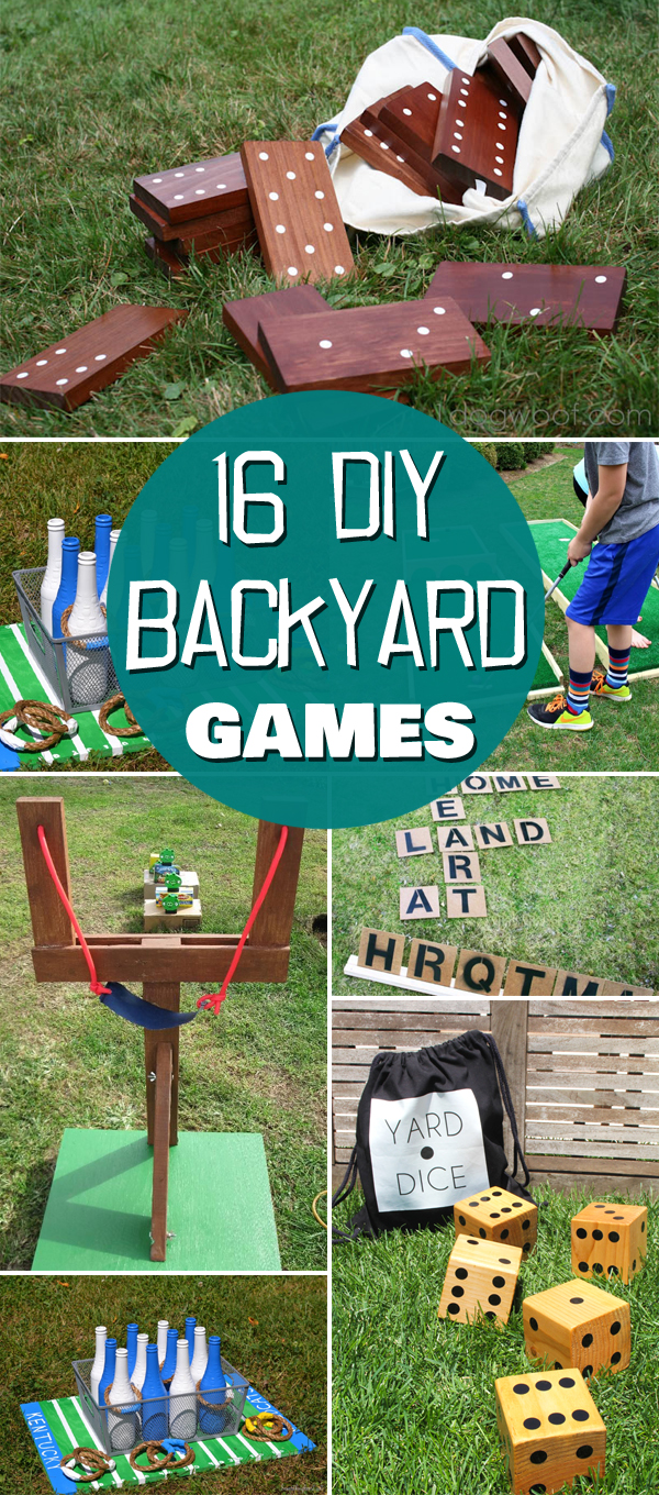 16 Fun DIY Backyard Games for the Whole Family