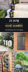 DIY House Numbers That Will Boost Your Curb Appeal