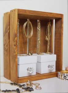 Crate Jewelry Display