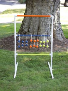 PVC pipe ladder golf game