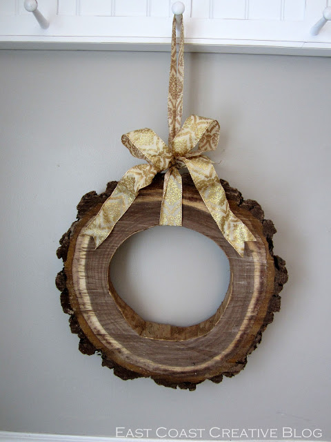 Wood Slice Wreath