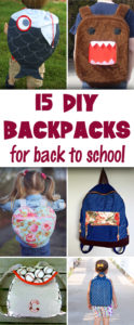 15 DIY Backpacks for Back-to-School