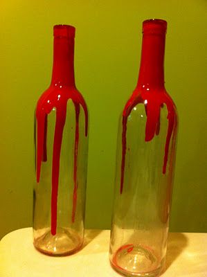 Bloody Wine Bottles