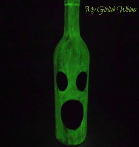 Glow-in-the-Dark Wine Bottle Ghost