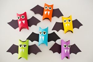 Rainbow Paper Tube Bats