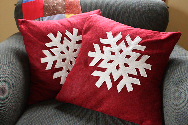 Snowflake Pillows