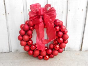 Dollar Store Ornament Wreath