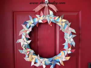 Summer Pinwheel Wreath