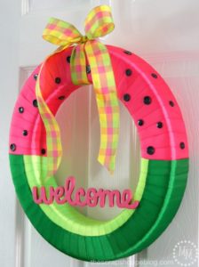 Watermelon Wreath