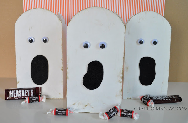 Paper Ghost Treat Bags