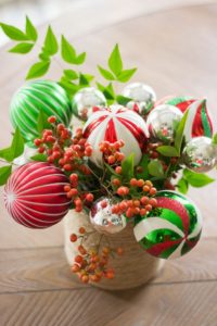 Christmas Ornament Bouquet