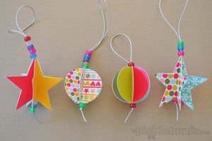 Star and Circle Paper Decorations