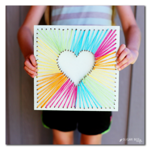 Heart String Art