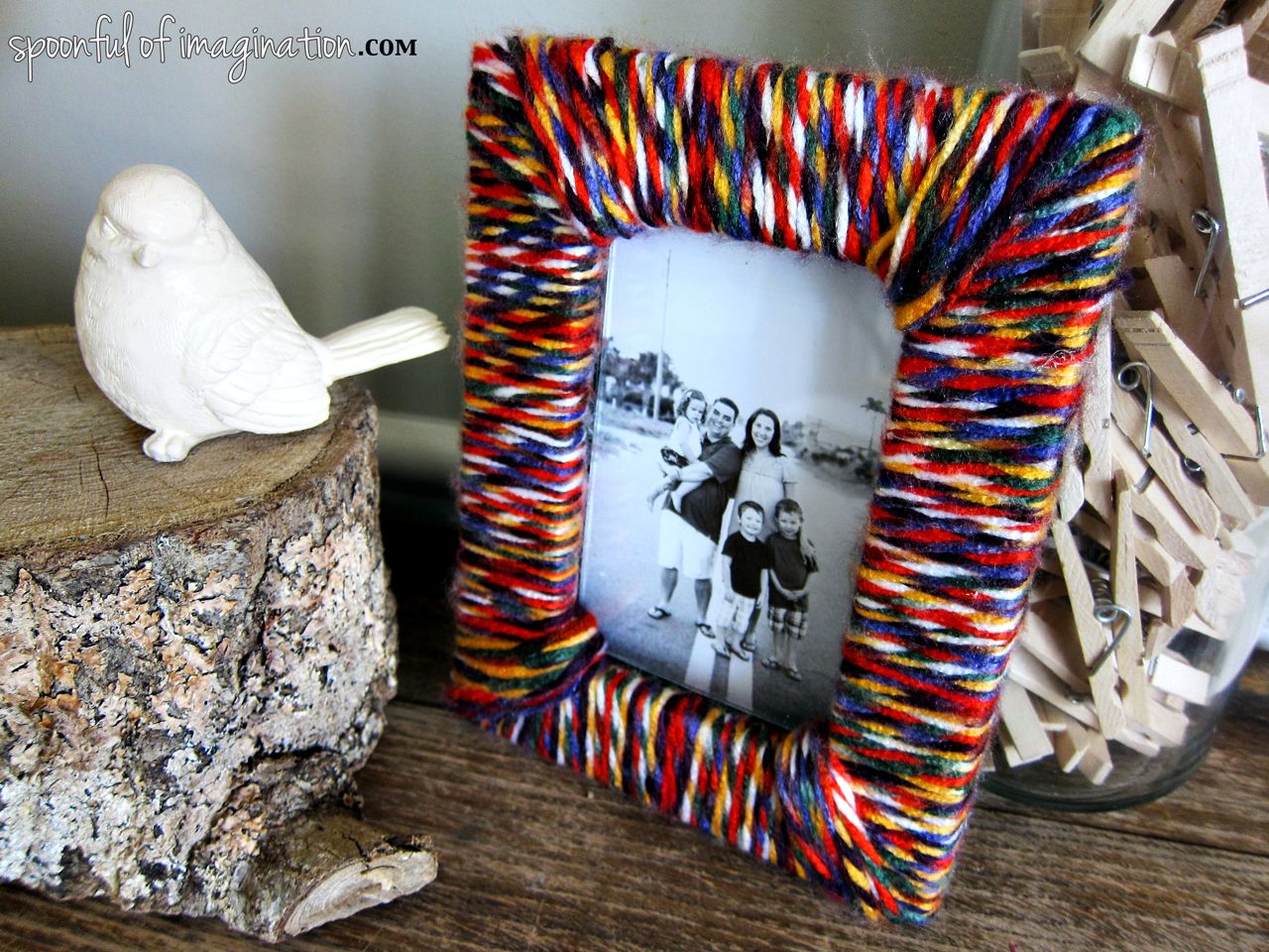 Yarn Picture Frame