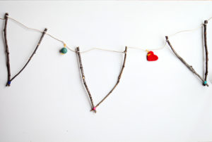 Twig Pennant Garland