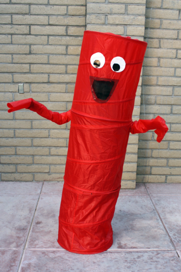 No-Sew Inflatable Tube Man Costume