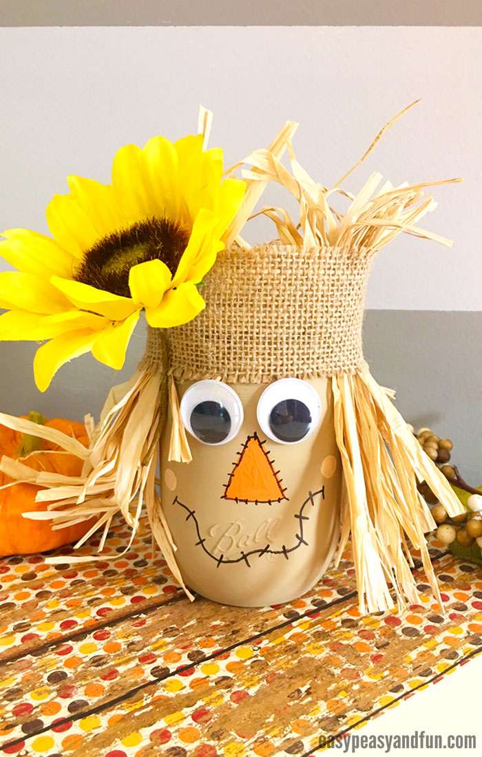 Scarecrow Mason Jar