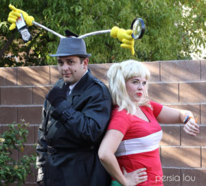 inspector Gadget and Penny costumes
