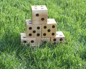 Wooden Yard Dice